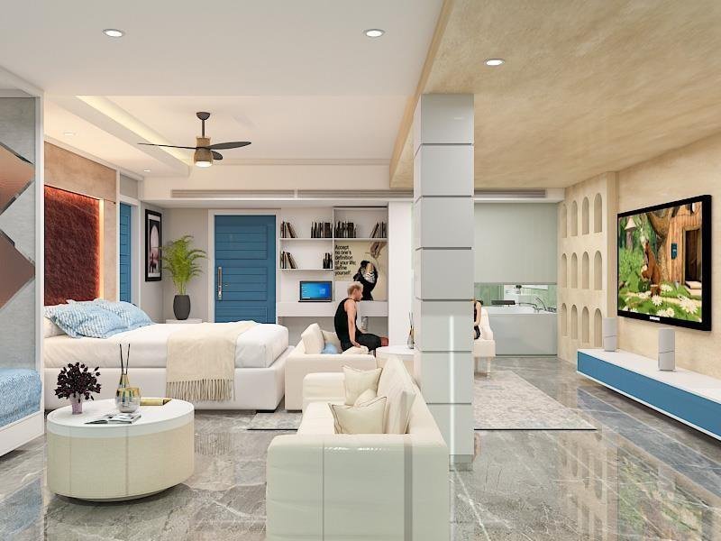 04 Modern Luxury Living Room