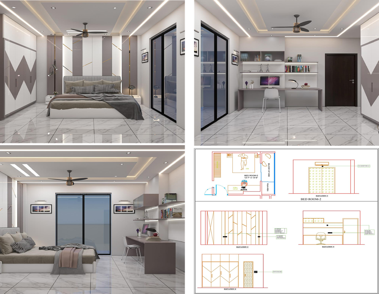25 Interior Elevation Design Collage