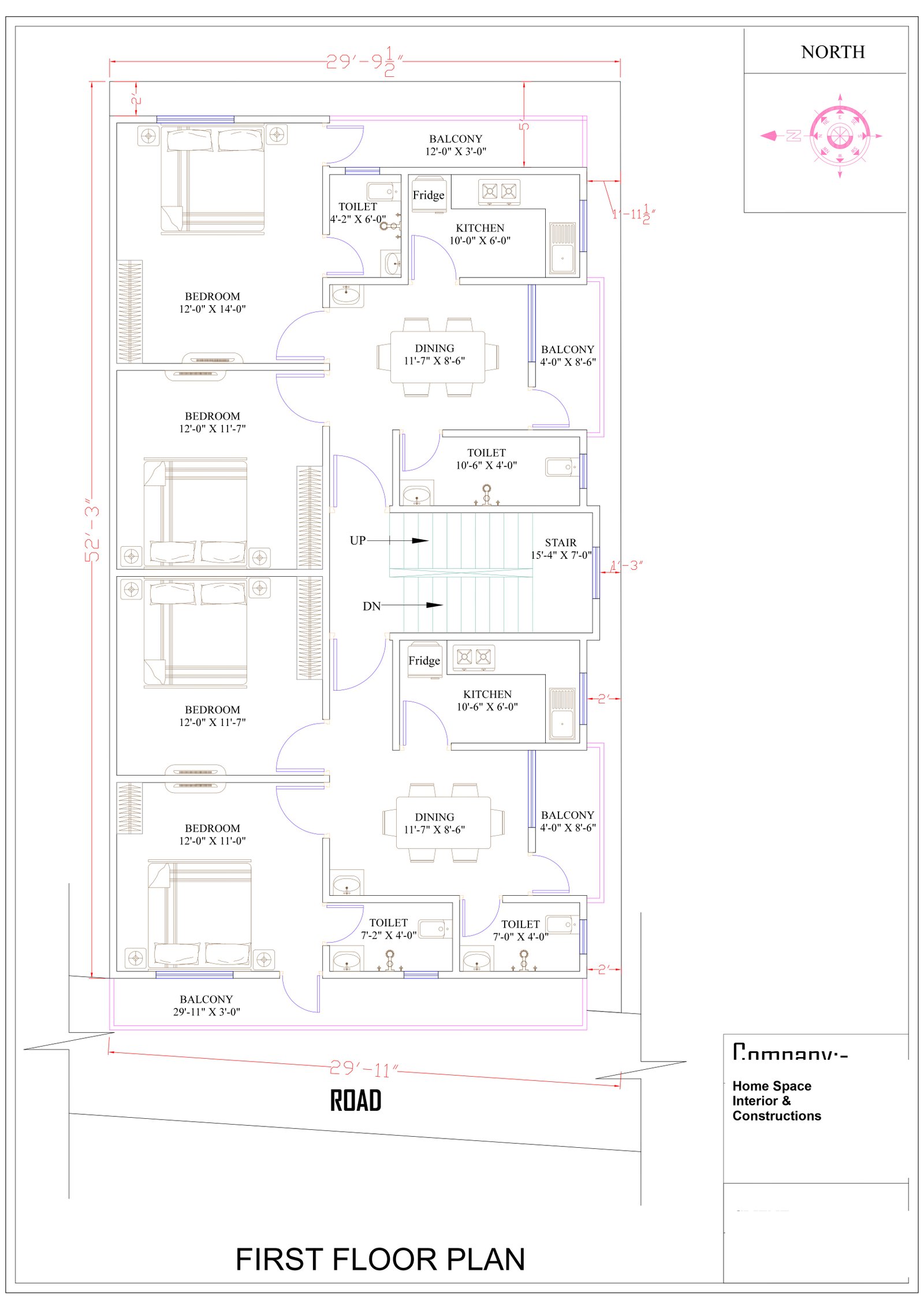 02 FIRST FLOOR PLAN Saket Kumar Sampat Chak Home Space