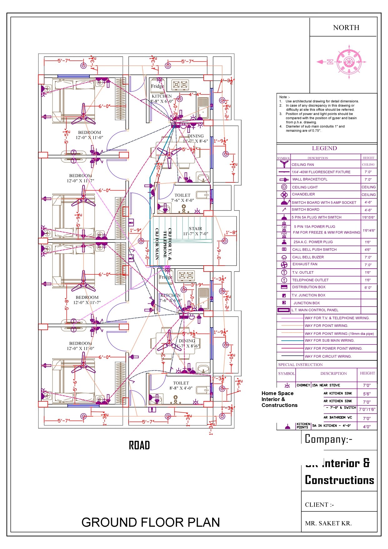 09 Plumbing 1st Floor Saket Kumar Sampat Chak Home Space